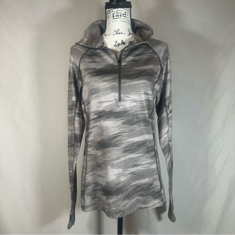Under Armor Cold Gear Quarter Zip Pullover Women's Large Thumb Hole Cuff Running - Picture 2 of 6